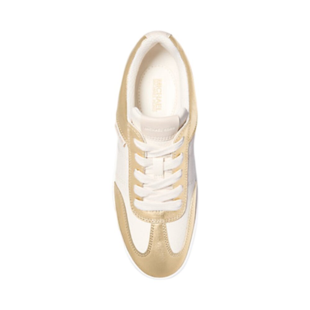 Michael Kors Kai Metallic Leather Sneakers - Picture 4 of 4